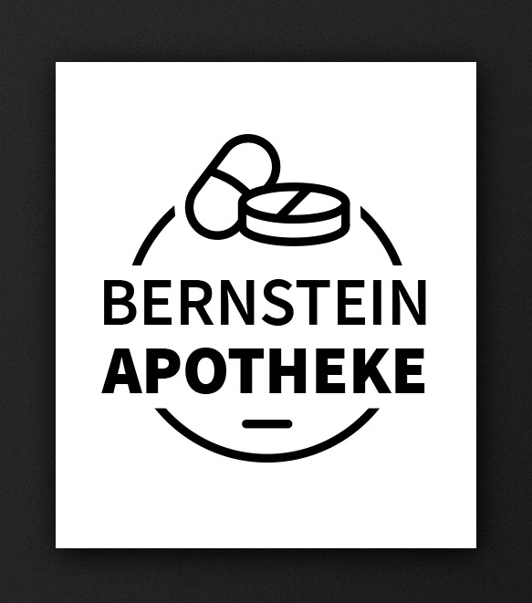 Logo für die fiktive »Bernstein Apotheke«